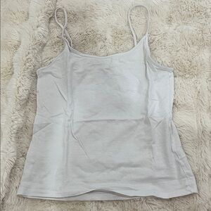 Primark White Tank Top with Spaghetti Straps